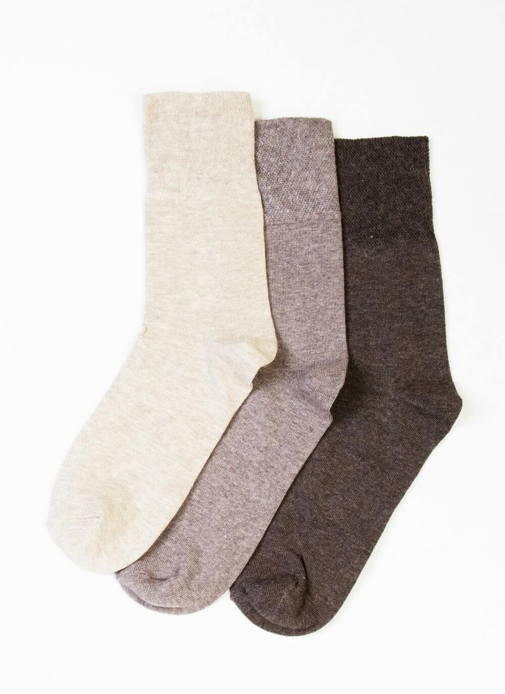3 Pack Beige Socks 1 3 Pack Beige Socks