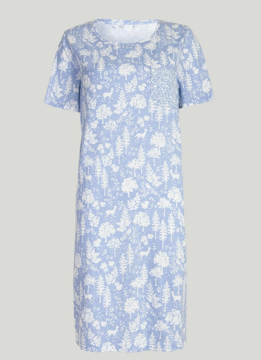 Contrast Pocket Nightie 1 Contrast Pocket Nightie