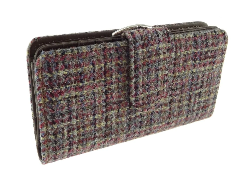 HARRIS TWEED® Large Tab Purse 1 HARRIS TWEED® Large Tab Purse