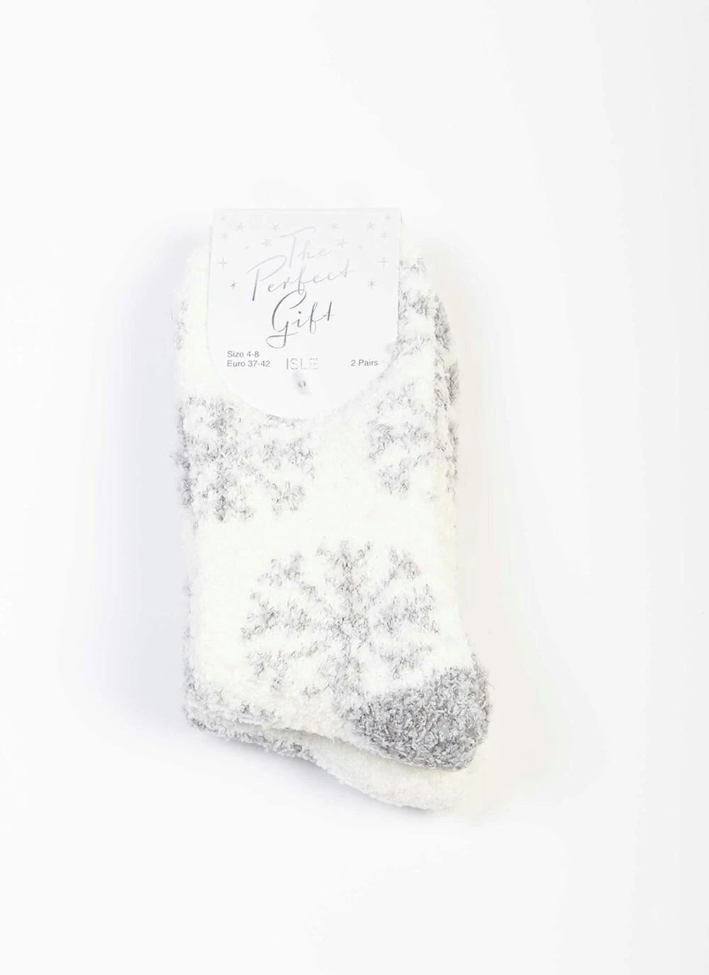 2 Pack Grey Snowsoft Socks 2 2 Pack Grey Snowsoft Socks - Image 2