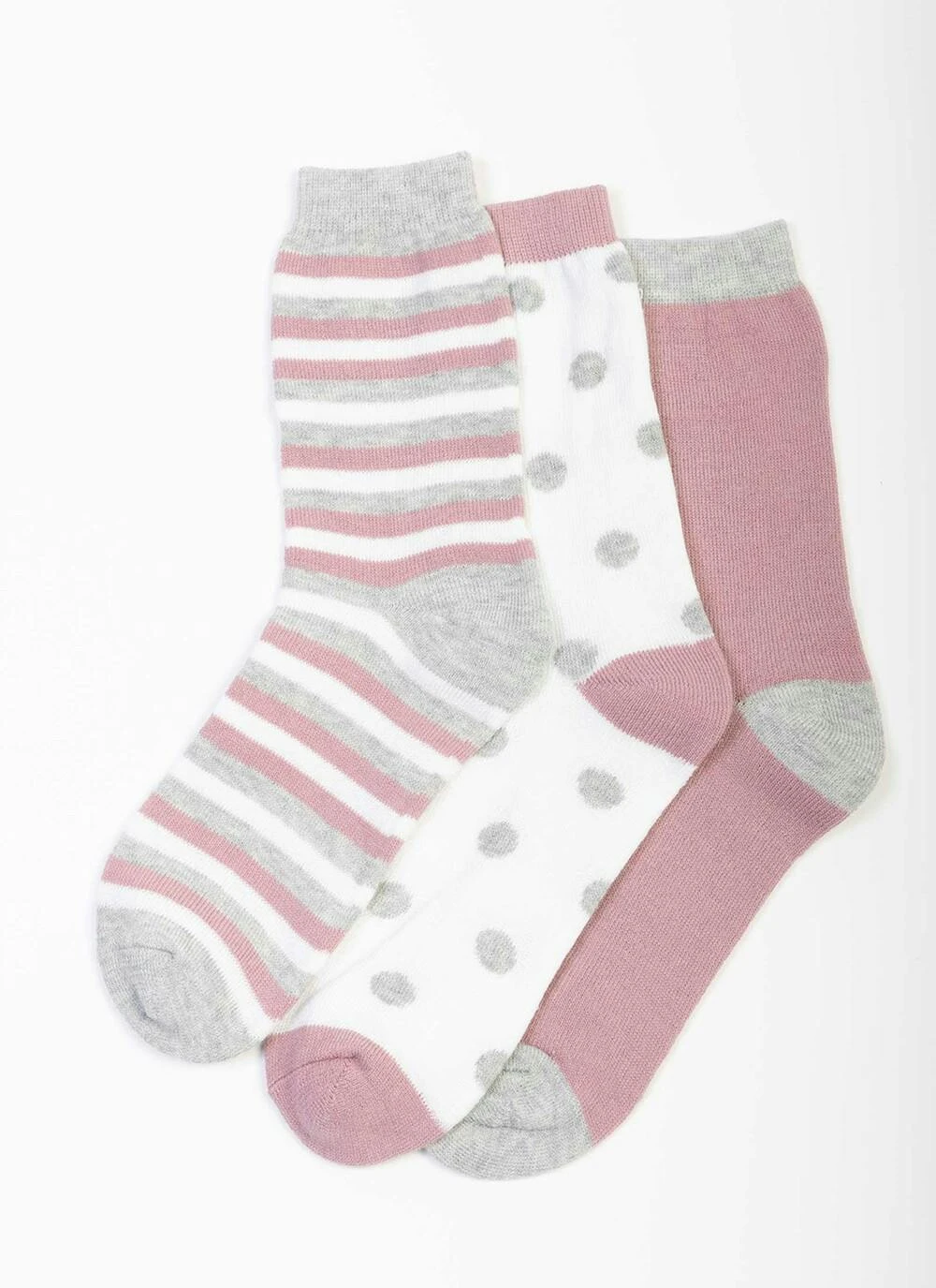 3 Pack Pink Thermal Socks 1 3 Pack Pink Thermal Socks