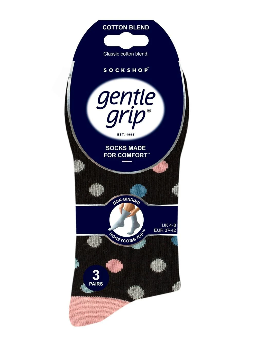 3 Pack Assertive Graphic Socks 2 3 Pack Assertive Graphic Socks - Image 2