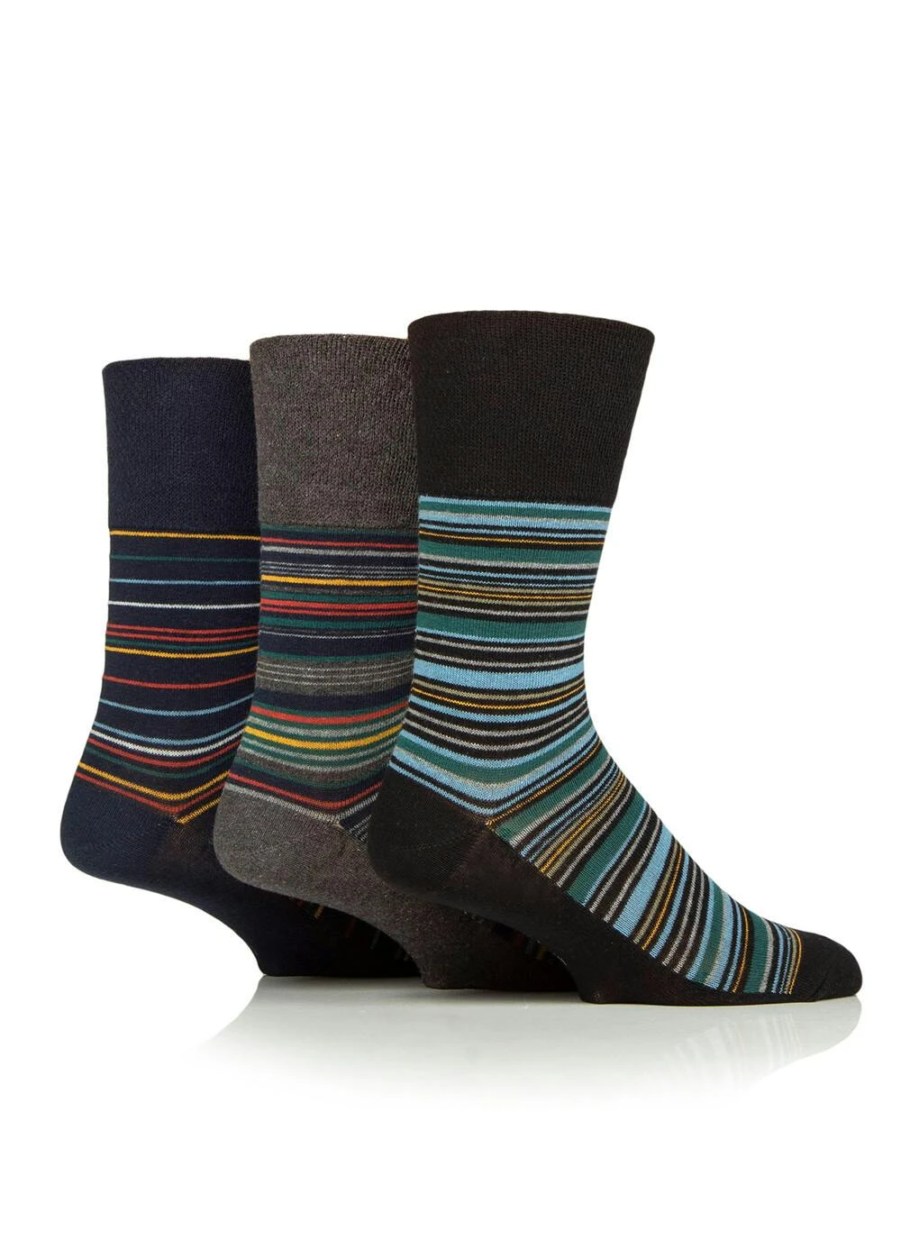 3 Pack Milano Stripe Socks 1 3 Pack Milano Stripe Socks