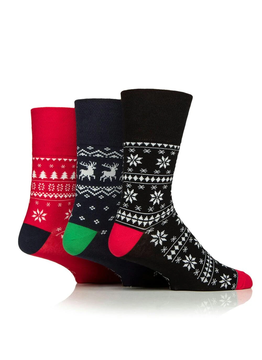 3 Pack Fairisle Socks 1 3 Pack Fairisle Socks