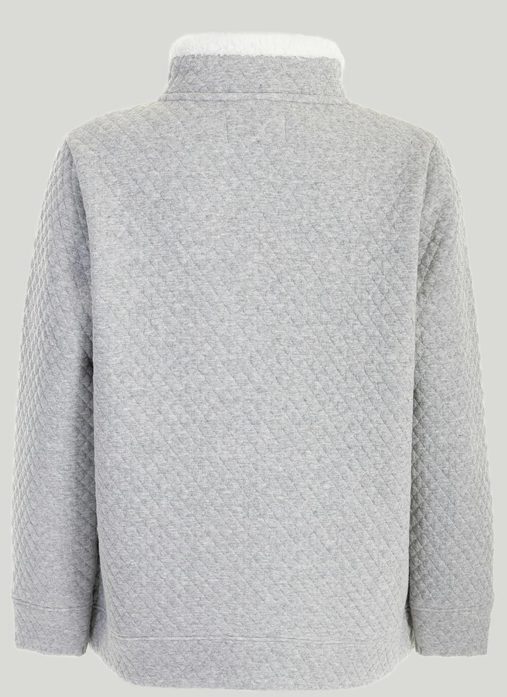 Grey Bonded Jersey Jacket 2 Grey Bonded Jersey Jacket - Image 2