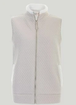 Quilted Jersey Fleece Gilet