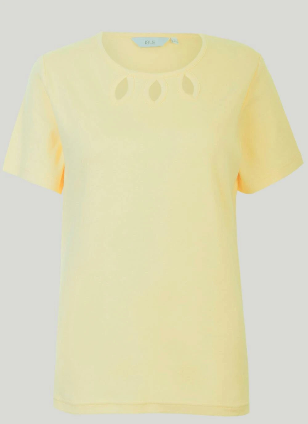Pure Cotton Keyhole T-Shirt 2 Pure Cotton Keyhole T-Shirt - Image 2