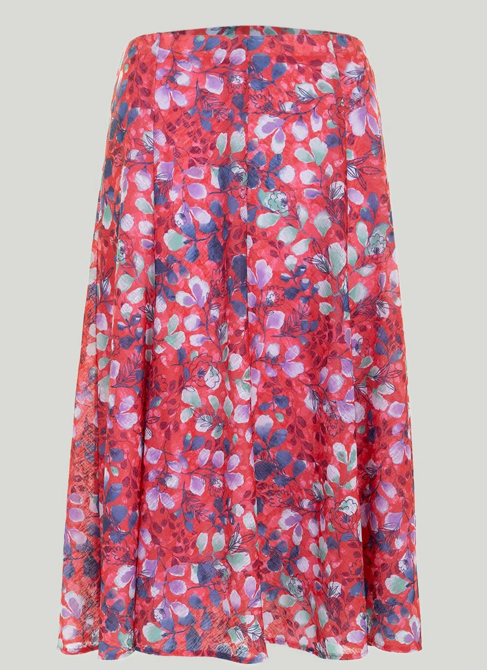 Printed A Line Midi Skirt 2 Printed A Line Midi Skirt - Image 2