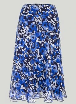 Georgette A Line Maxi Skirt