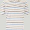 Cotton Striped Polo Shirt
