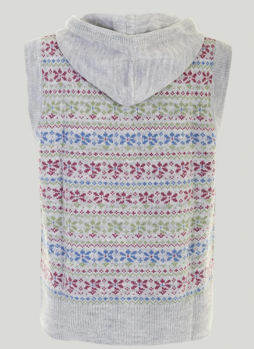 Fairisle Zip Up Knit Gilet 3 Fairisle Zip Up Knit Gilet - Image 3