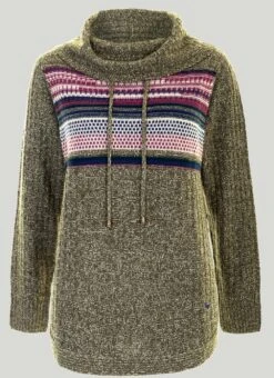 Cowl Neck Fairisle Jumper 6 Cowl Neck Fairisle Jumper -The Edinburgh Woollen Mill 58587pvl 05ac9f838d35366