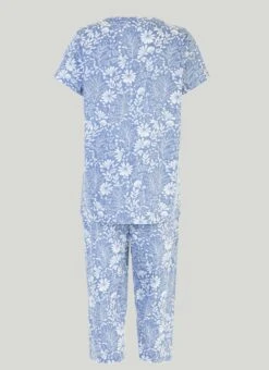 Pure Cotton Cropped Pyjama Set 8 Pure Cotton Cropped Pyjama Set -The Edinburgh Woollen Mill 58825pvl 7162d58ce805b32