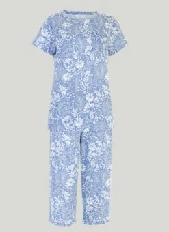 Pure Cotton Cropped Pyjama Set 7 Pure Cotton Cropped Pyjama Set -The Edinburgh Woollen Mill 58826pvl 0ce4f599fce5c5c