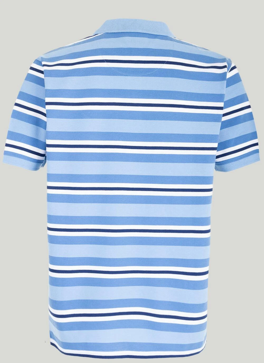 Cotton Pique Striped Polo Shirt 2 Cotton Pique Striped Polo Shirt - Image 2