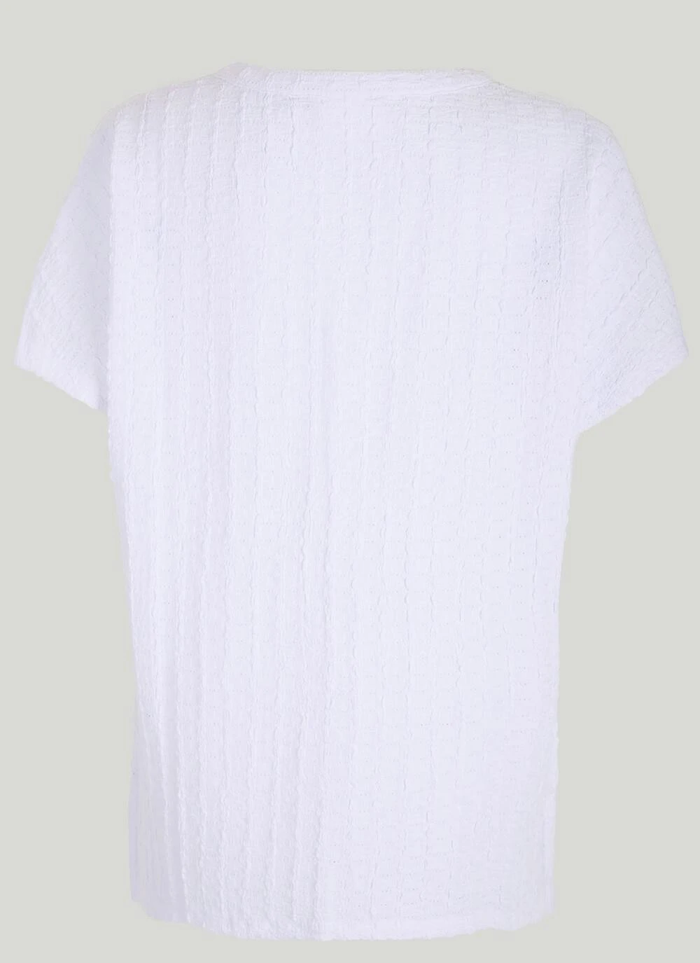 Textured Notch Neck Top 2 Textured Notch Neck Top - Image 2