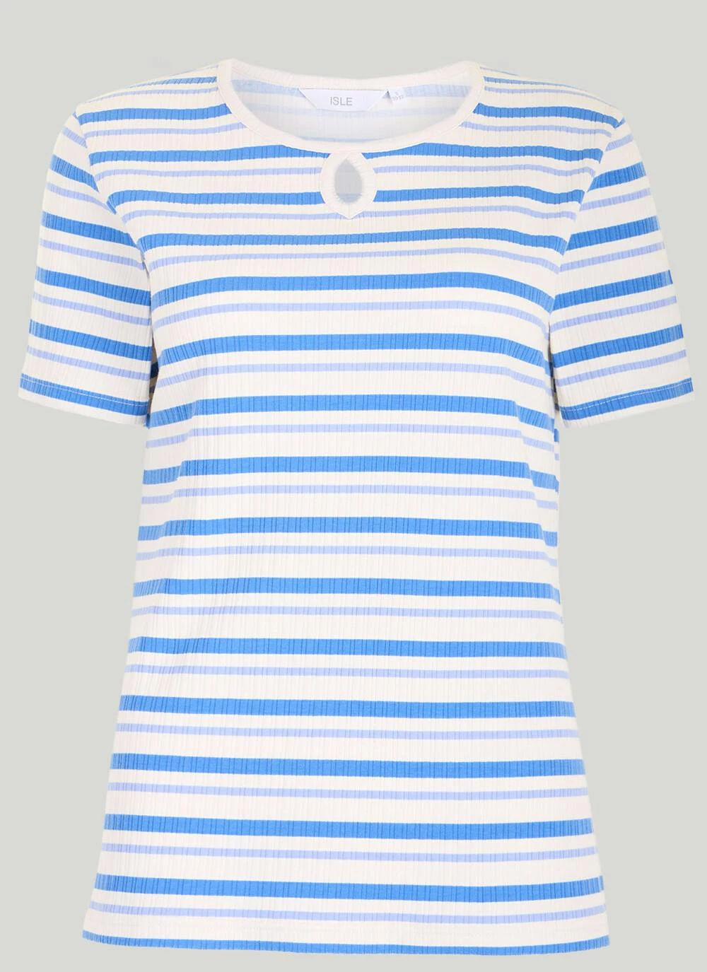Cotton Rich Ribbed Stripe T-Shirt 1 Cotton Rich Ribbed Stripe T-Shirt