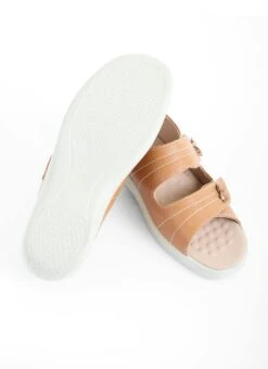 Tan Ankle Strap Sandal -The Edinburgh Woollen Mill 60241pvl ddeb1c705e5cda7