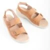 Tan Ankle Strap Sandal
