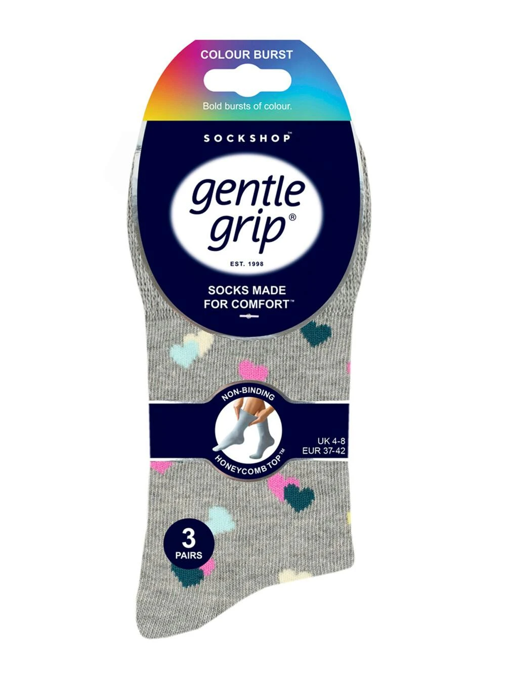 3 Pack Sweetheart Socks 2 3 Pack Sweetheart Socks - Image 2