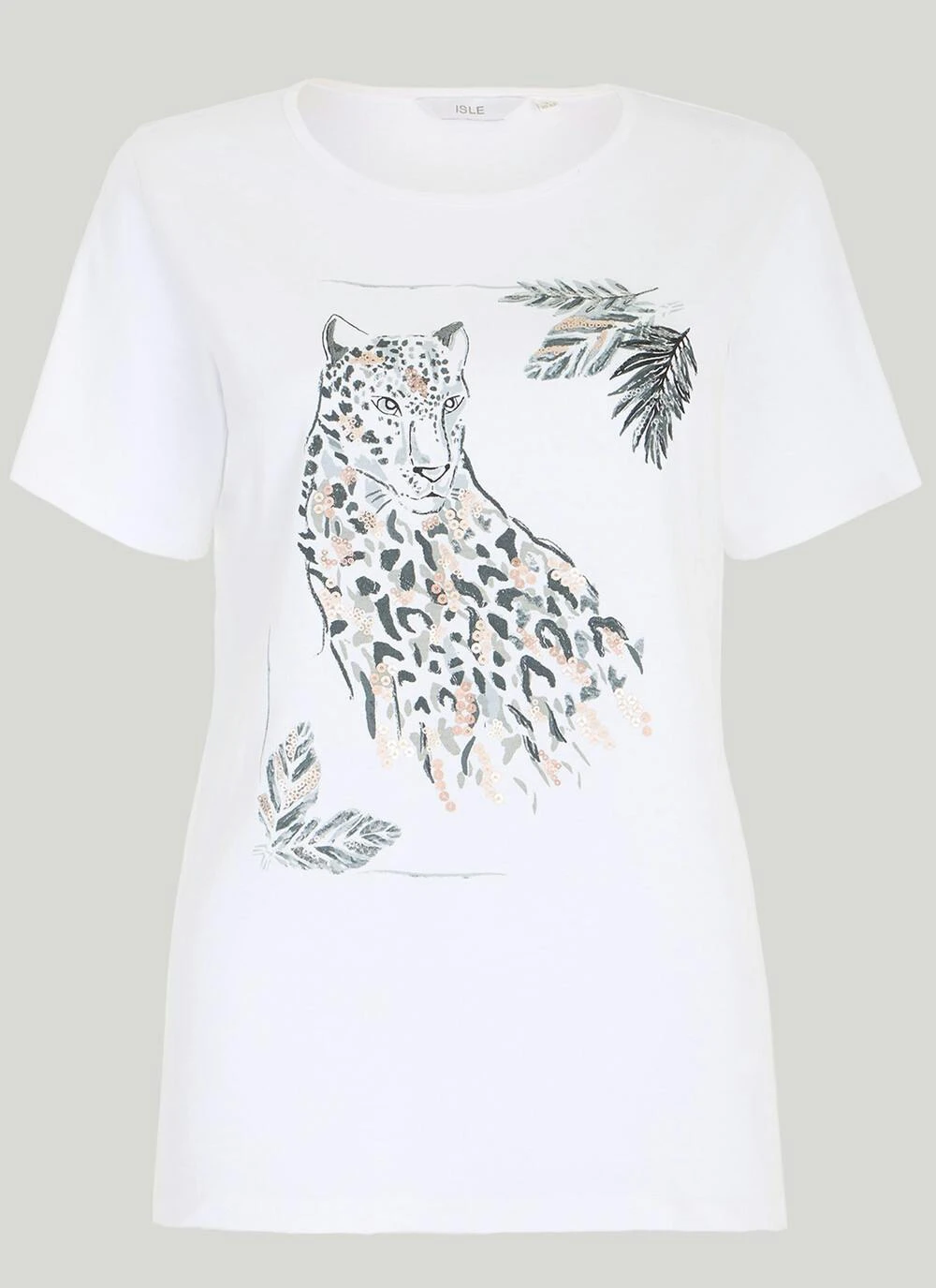 Pure Cotton Embellished Print T-Shirt 2 Pure Cotton Embellished Print T-Shirt - Image 2