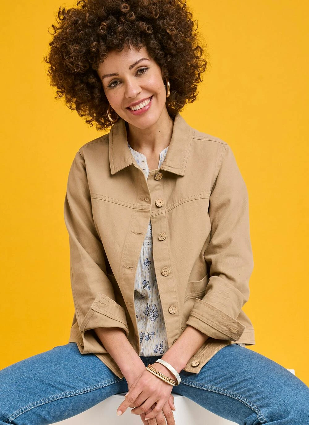 Pure Cotton Twill Jacket 2 Pure Cotton Twill Jacket - Image 2