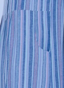 Linen Blend Striped Midi Dress 9 Linen Blend Striped Midi Dress -The Edinburgh Woollen Mill 60869pvl 3e00cbb5c083486