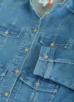 Cotton Rich Stretch Denim Jacket 9 Cotton Rich Stretch Denim Jacket -The Edinburgh Woollen Mill 60882pvl 914a87f541c0c33