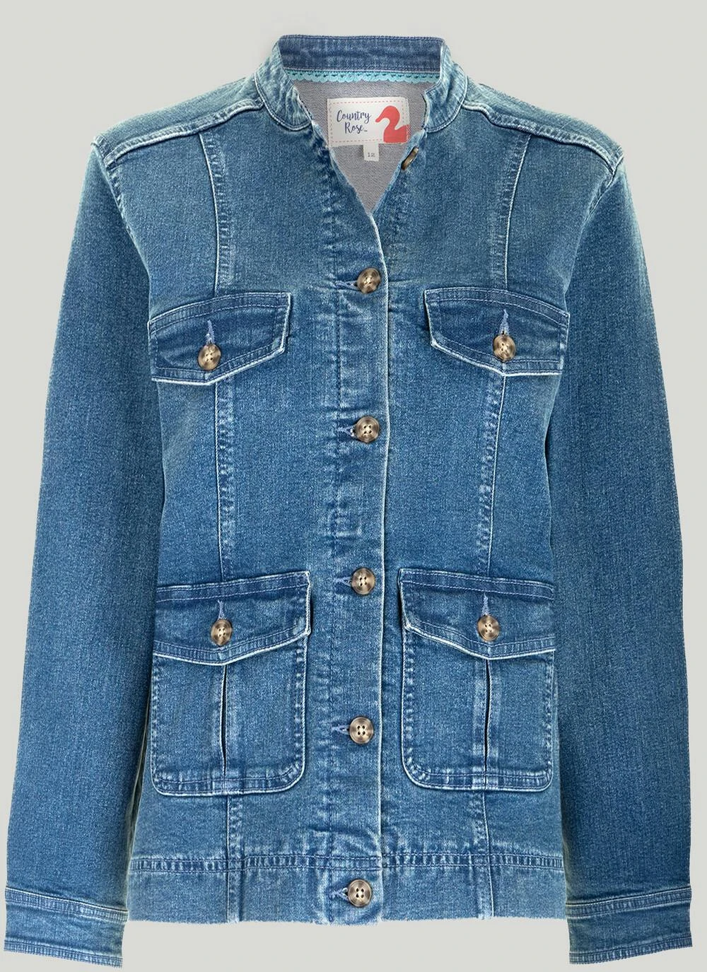 Cotton Rich Stretch Denim Jacket 3 Cotton Rich Stretch Denim Jacket - Image 3