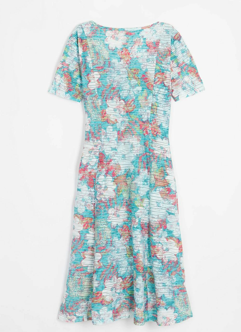 Floral Print Jacquard Dress 3 Floral Print Jacquard Dress - Image 3