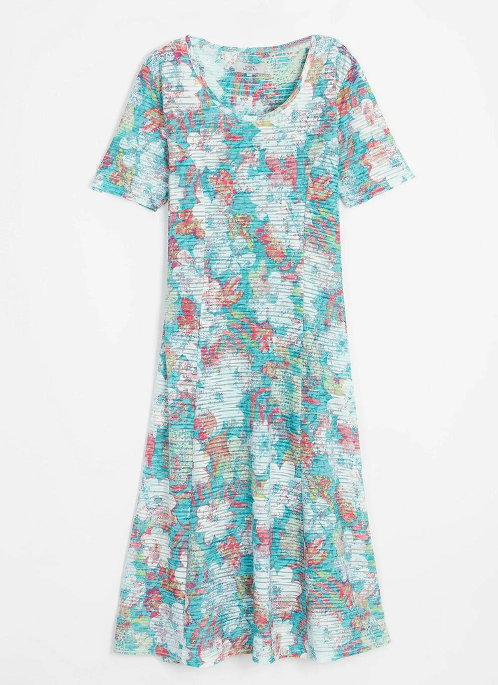 Floral Print Jacquard Dress 2 Floral Print Jacquard Dress - Image 2