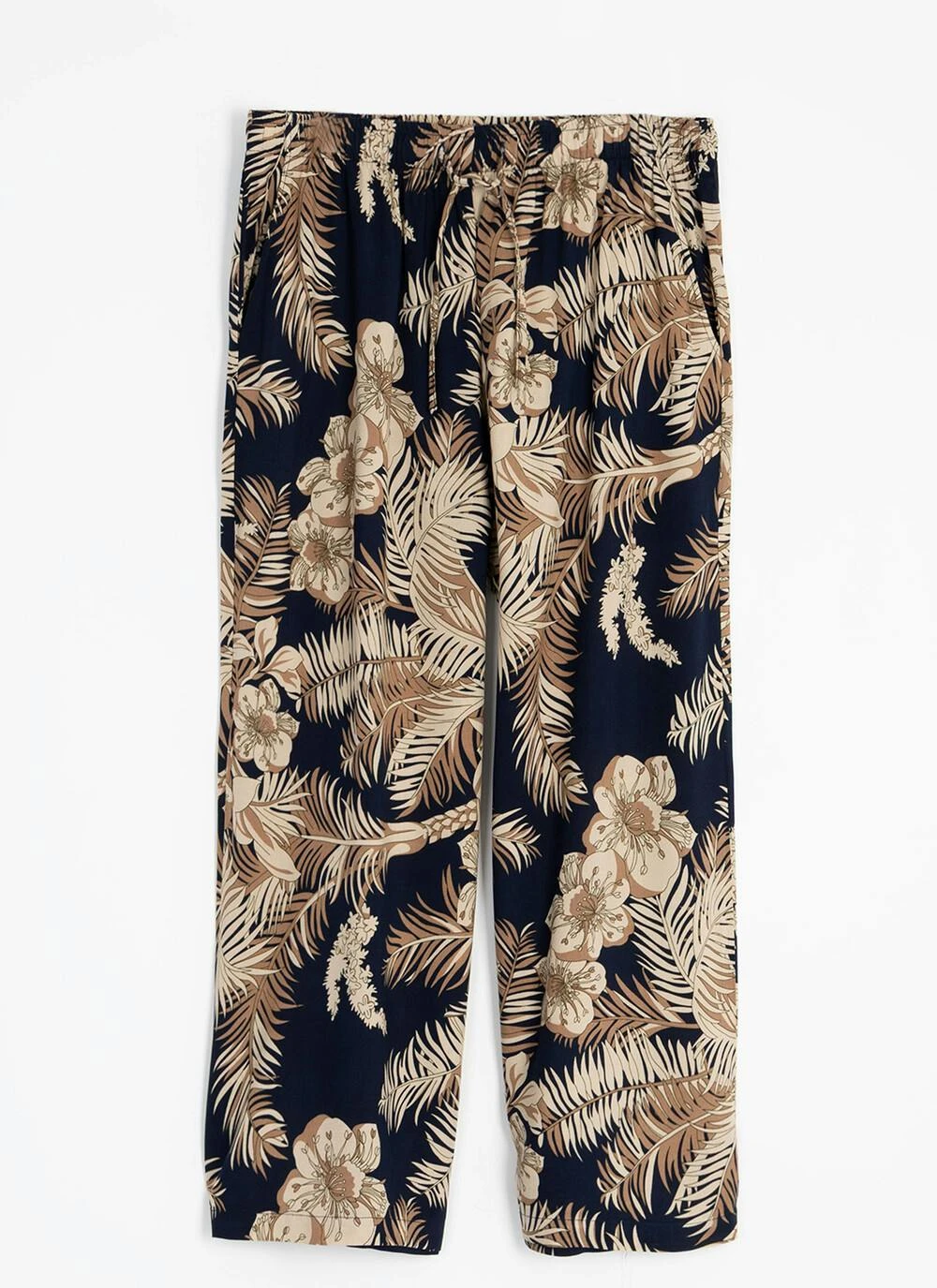 Elasticated Waist Crop Print Trouser 2 Elasticated Waist Crop Print Trouser - Image 2