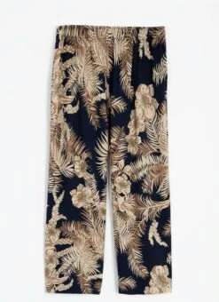 Elasticated Waist Crop Print Trouser 5 Elasticated Waist Crop Print Trouser -The Edinburgh Woollen Mill 61125pvl 596fd6d4e16c485