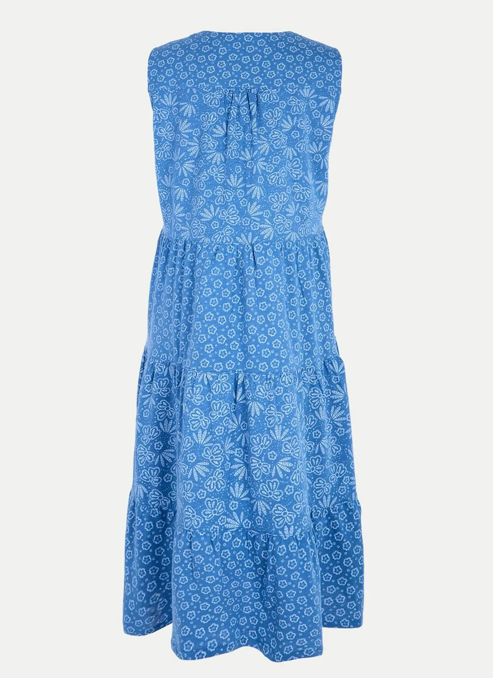 Pure Cotton Jersey Mixed Print Dress 4 Pure Cotton Jersey Mixed Print Dress - Image 4