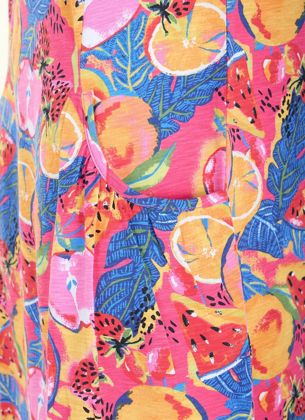 Pure Cotton Notch Neck Jersey Dress 5 Pure Cotton Notch Neck Jersey Dress - Image 5