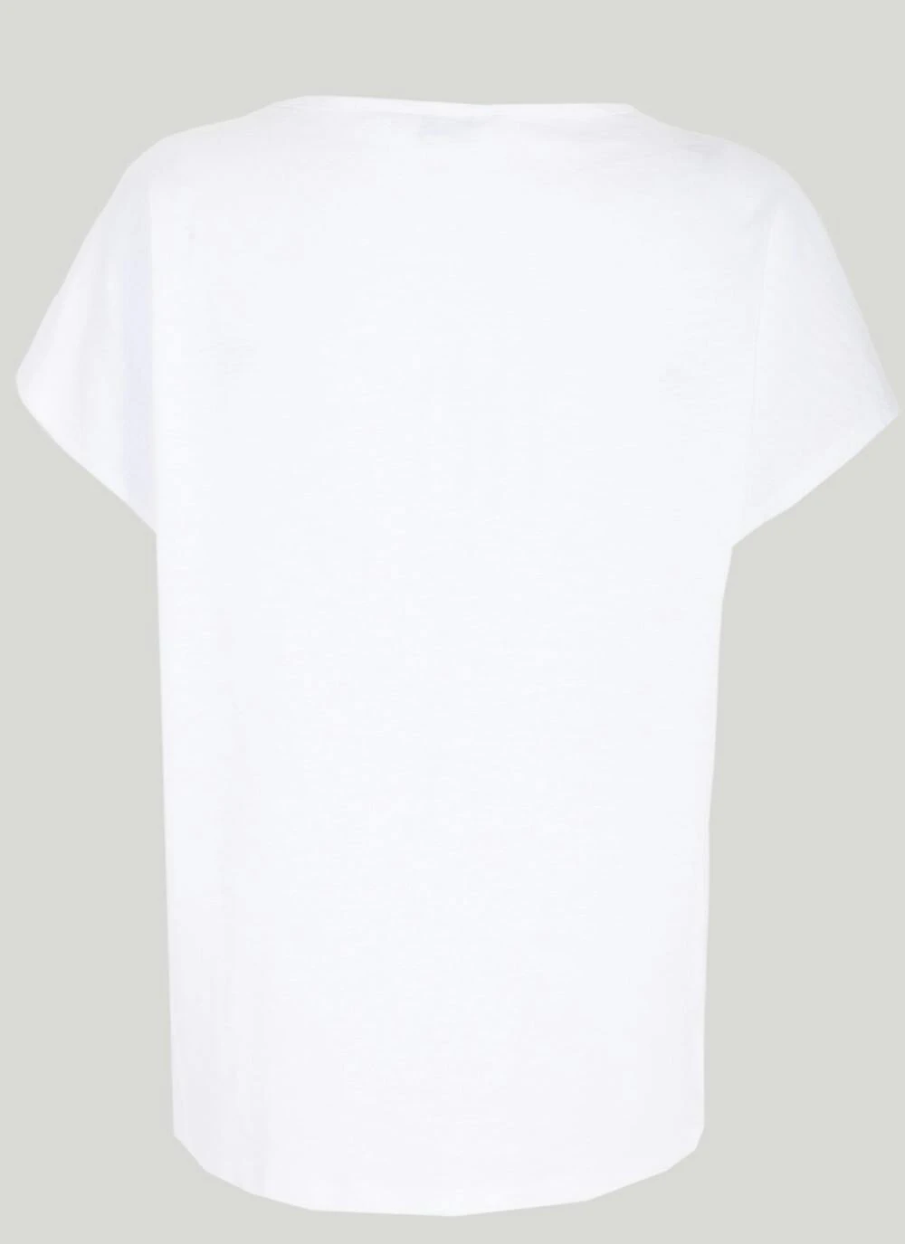 Pure Cotton Embroidered Neck T-Shirt 3 Pure Cotton Embroidered Neck T-Shirt - Image 3