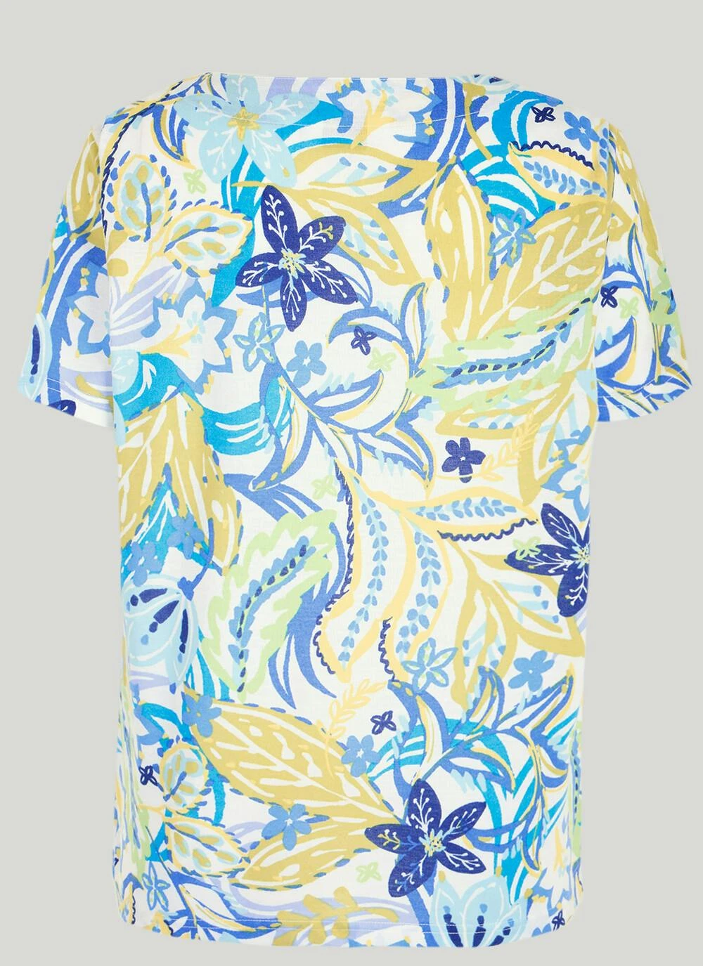 Printed V Neck T-Shirt 3 Printed V Neck T-Shirt - Image 3