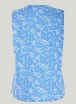 Puff Print Sleeveless T-Shirt 7 Puff Print Sleeveless T-Shirt -The Edinburgh Woollen Mill 61497pvl 9c0e93d93404b22