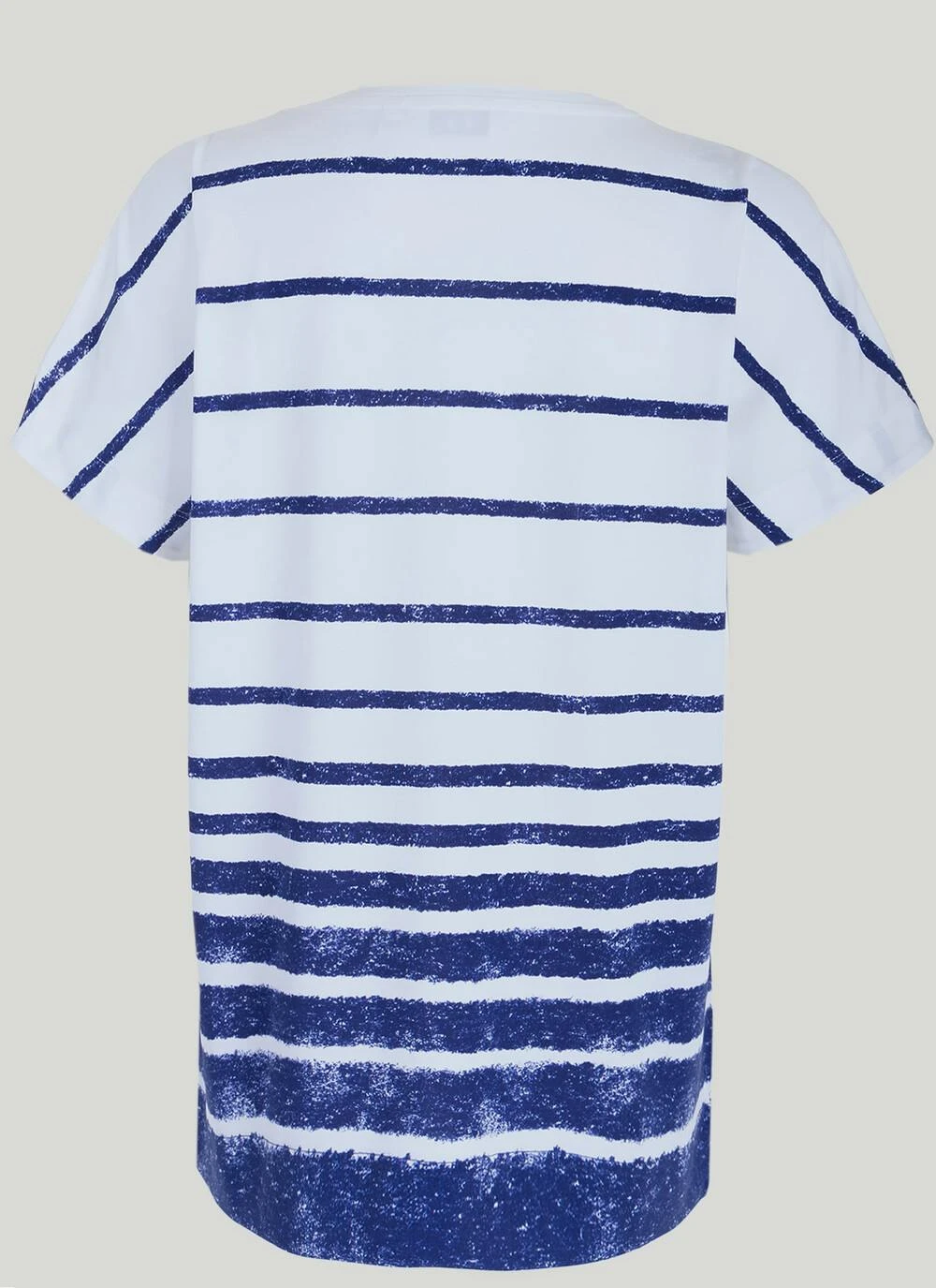 Striped Border Print T-Shirt 3 Striped Border Print T-Shirt - Image 3
