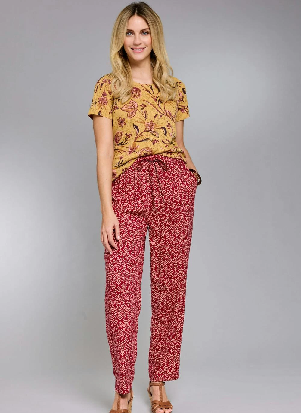 Tapered Print Trouser 1 Tapered Print Trouser