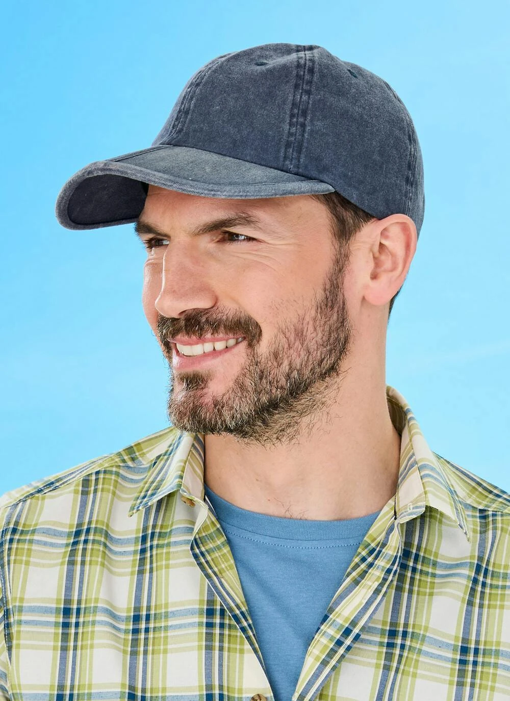 Washed Cotton Foldable Baseball Cap 1 Washed Cotton Foldable Baseball Cap