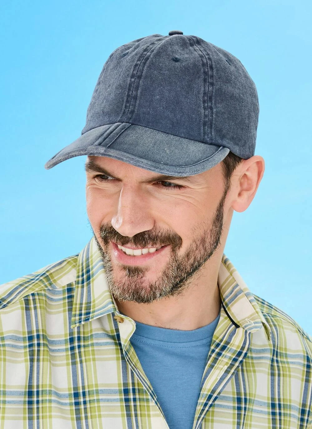 Washed Cotton Foldable Baseball Cap 2 Washed Cotton Foldable Baseball Cap - Image 2