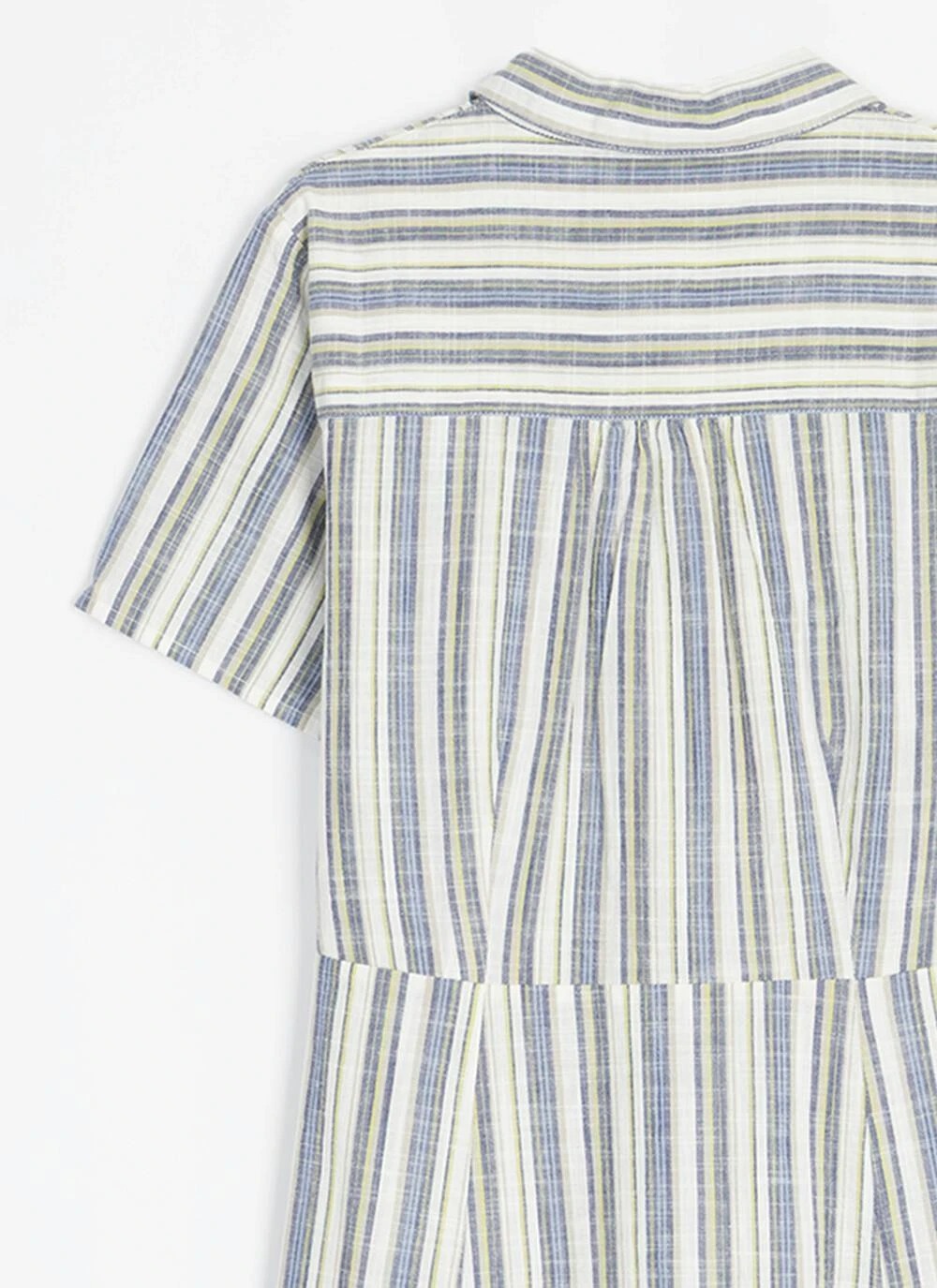 Pure Cotton Stripe Shirt Dress 4 Pure Cotton Stripe Shirt Dress - Image 4