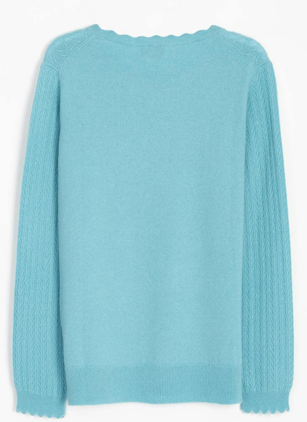 Cashmere Textured Yoke Jumper 3 Cashmere Textured Yoke Jumper - Image 3