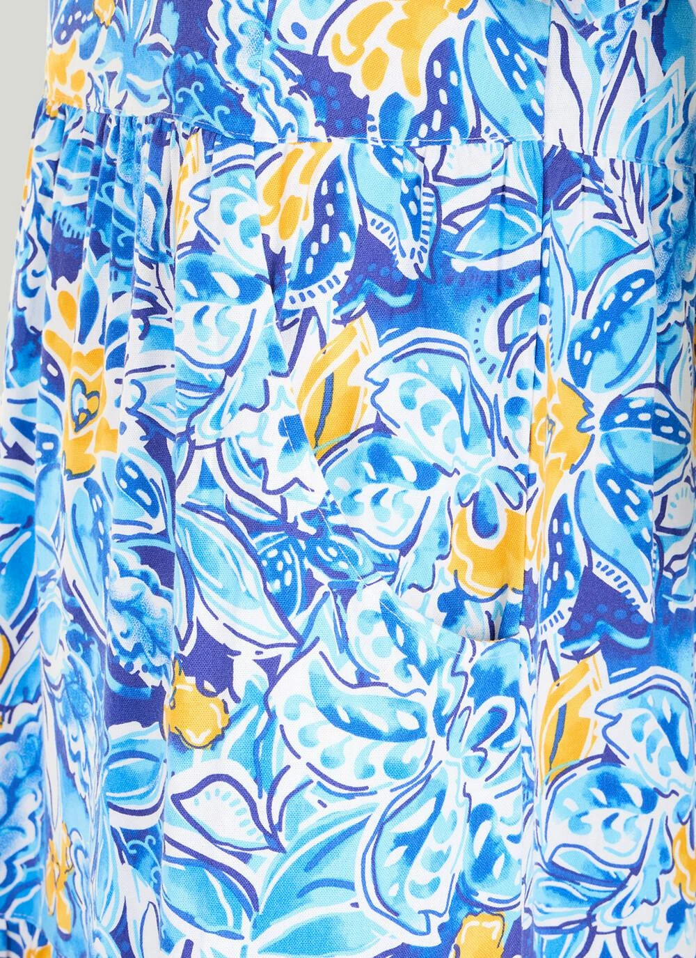 Linen Blend Tiered Shift Dress 5 Linen Blend Tiered Shift Dress - Image 5