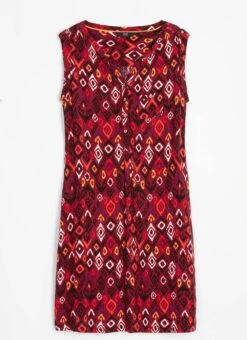 Ikat Print Shift Dress -The Edinburgh Woollen Mill 62097pvl 534185df2a7fb44