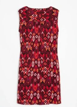 Ikat Print Shift Dress -The Edinburgh Woollen Mill 62098pvl 76f1e289bc31c68