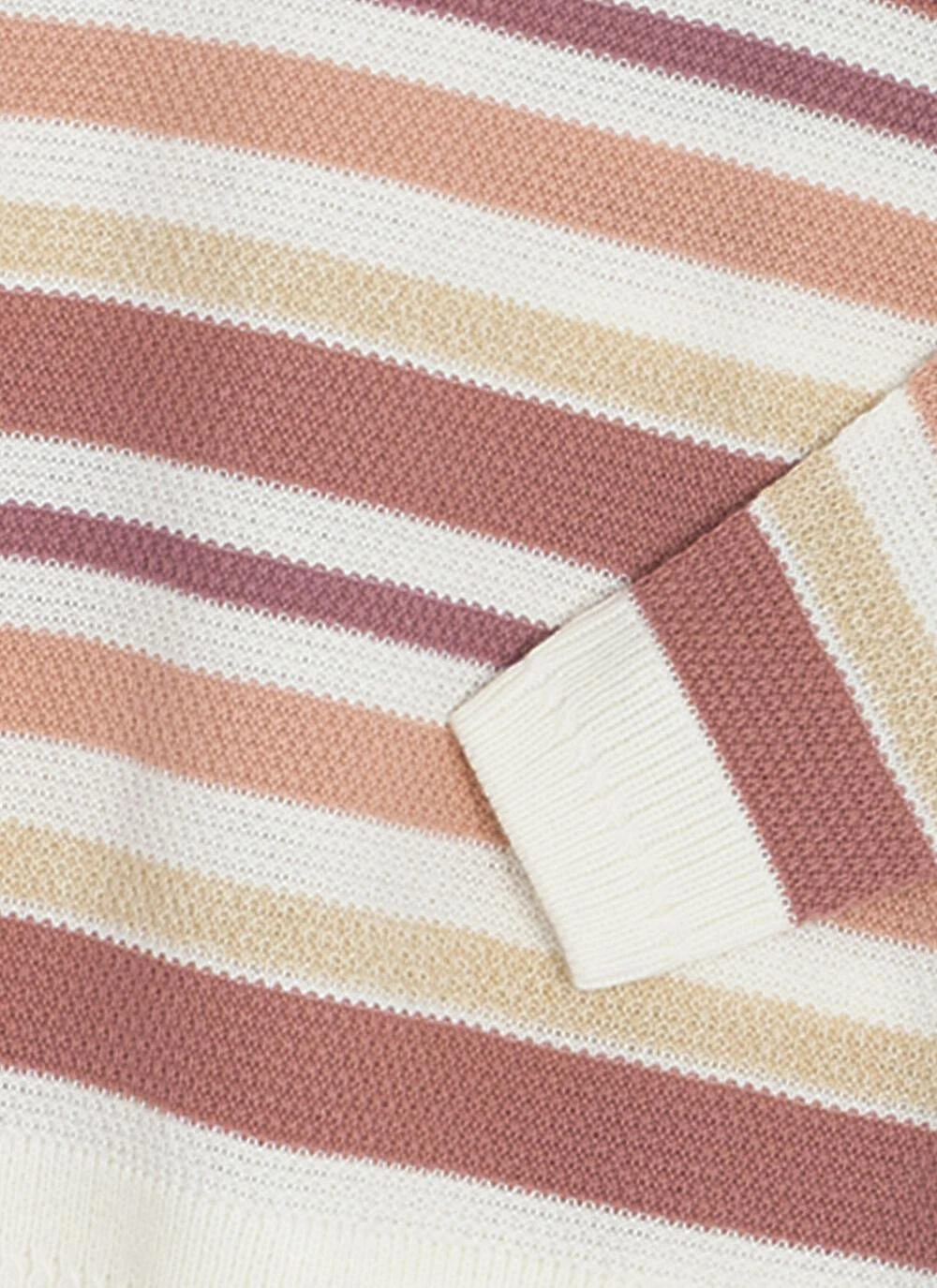 Textured Crew Neck Striped Jumper 3 Textured Crew Neck Striped Jumper - Image 3