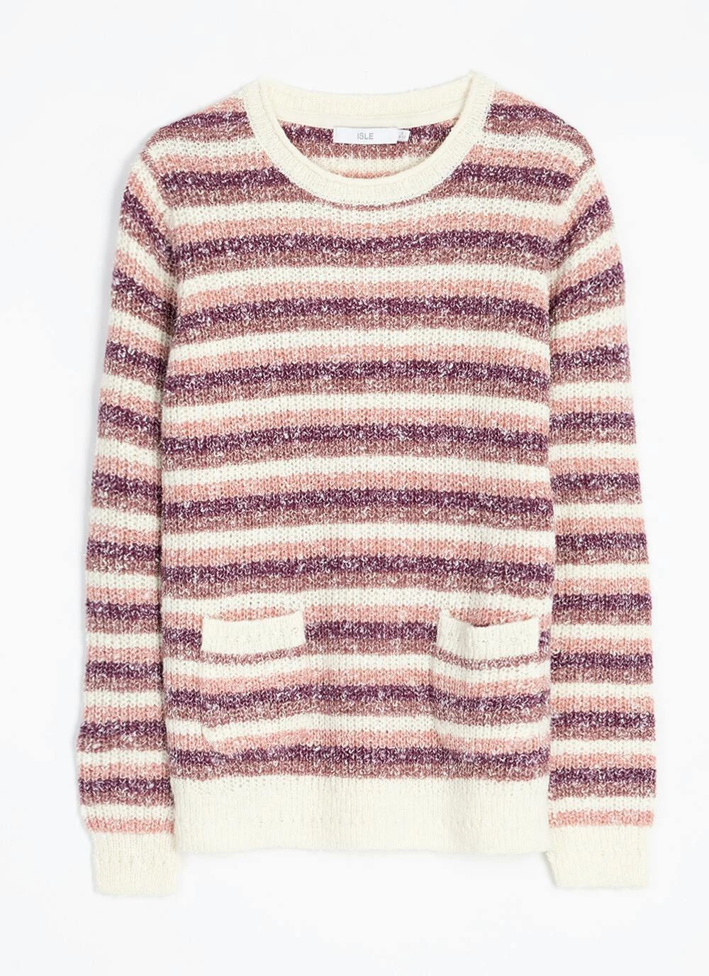 Striped Crew Neck Pocket Jumper 1 Striped Crew Neck Pocket Jumper