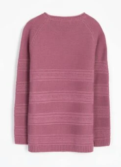 Button Detail Crew Neck Jumper 7 Button Detail Crew Neck Jumper -The Edinburgh Woollen Mill 62240pvl 1288fe4fbca1ec2